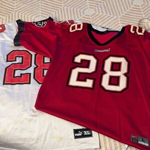 2-Pack Vintage Warrick Dunn Tampa Bay Buccaneers Jerseys